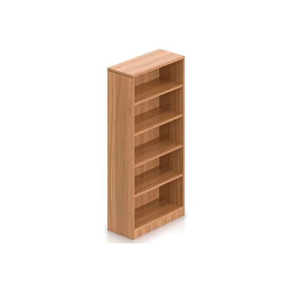 Gec Offices To Go 4 Shelf Bookcase in Walnut - Executive Modular Furniture SL71BC-AWL - main